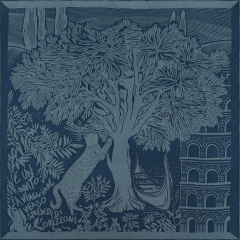 WOOL SCARF 100 - OLIVIER EMERALD