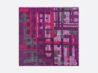 SILK SCARF 90 - ARIANE PRUNE