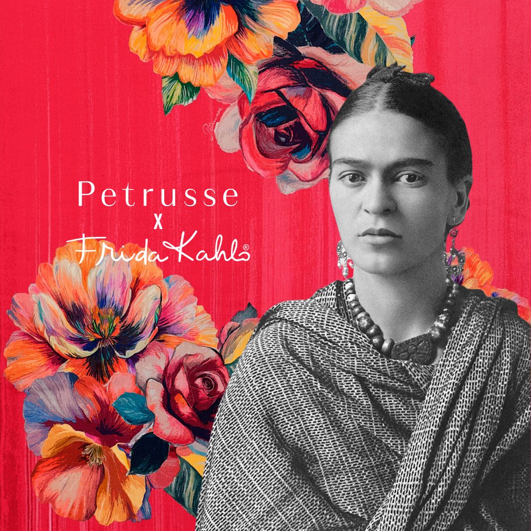 ICÔNE ROUGE – Étole en laine et soie inspirée de l’art | Petrusse