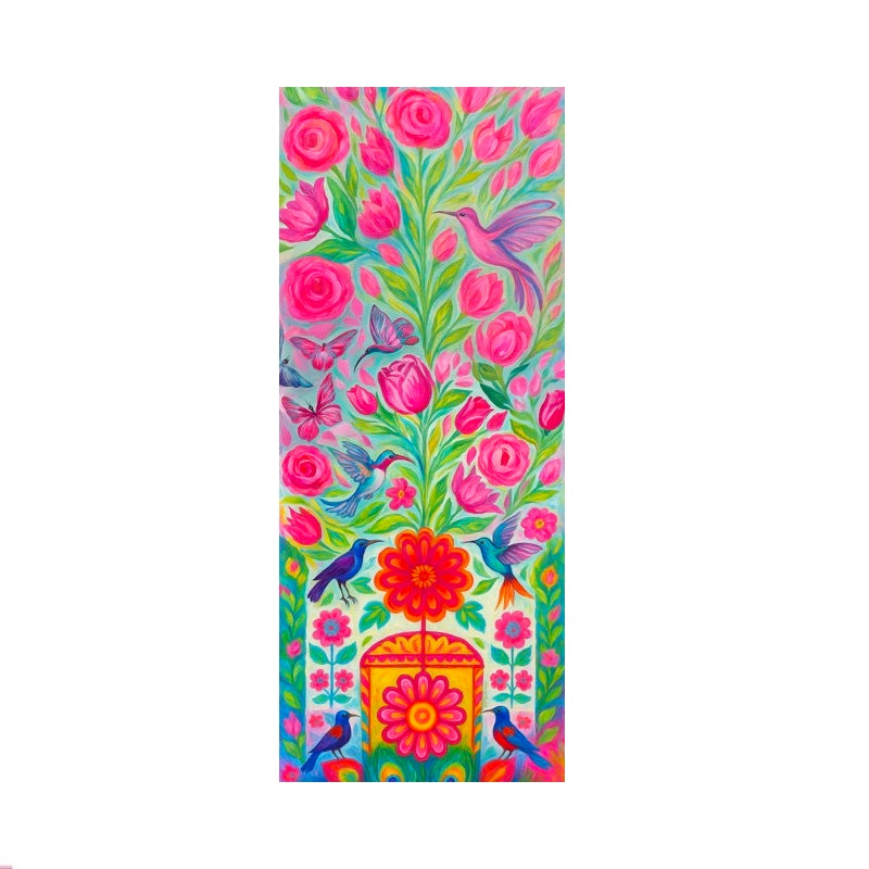 Écharpe pour femme PAZ FUCHSIA – Foulard en coton | Petrusse