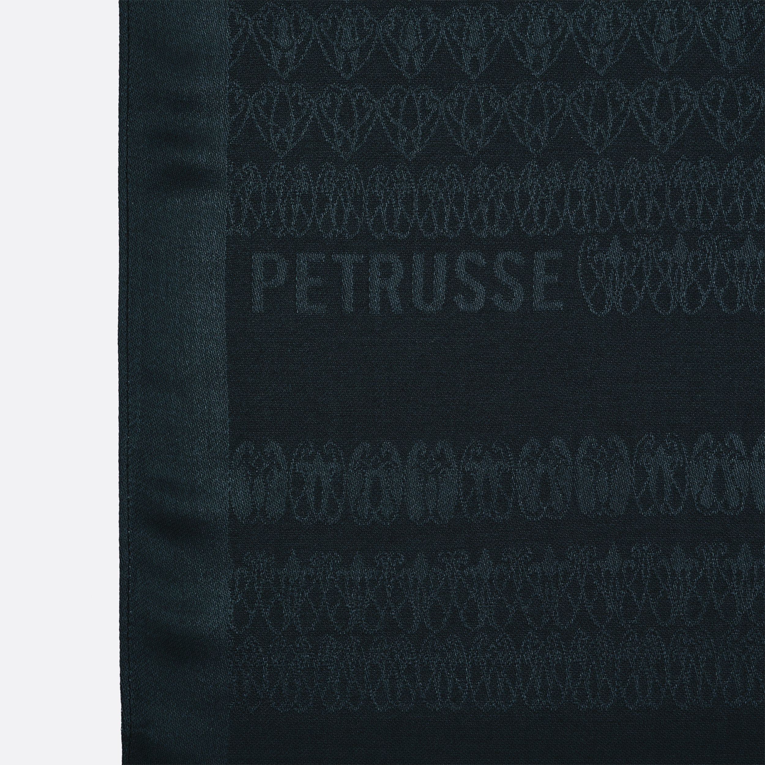 Écharpe En Laine Et Soie Petrusse Eternite  Nuit | Made In France