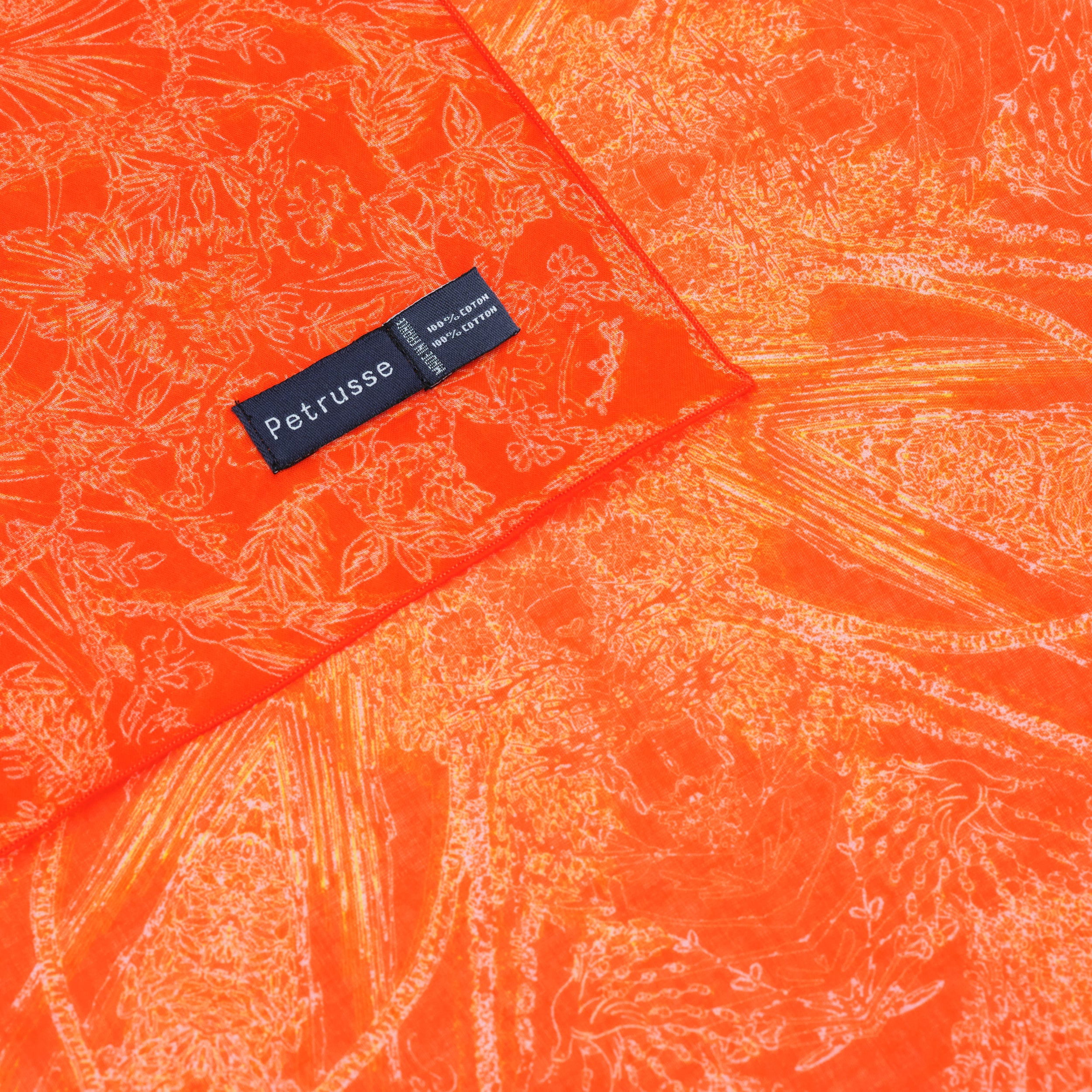 Petrusse Carre Coton 50 - Evanescent Orange