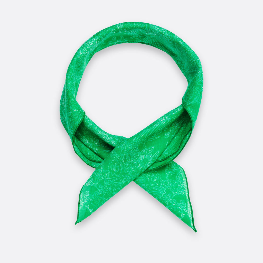 COTTON SCARF 50 - EVANESCENT GREEN