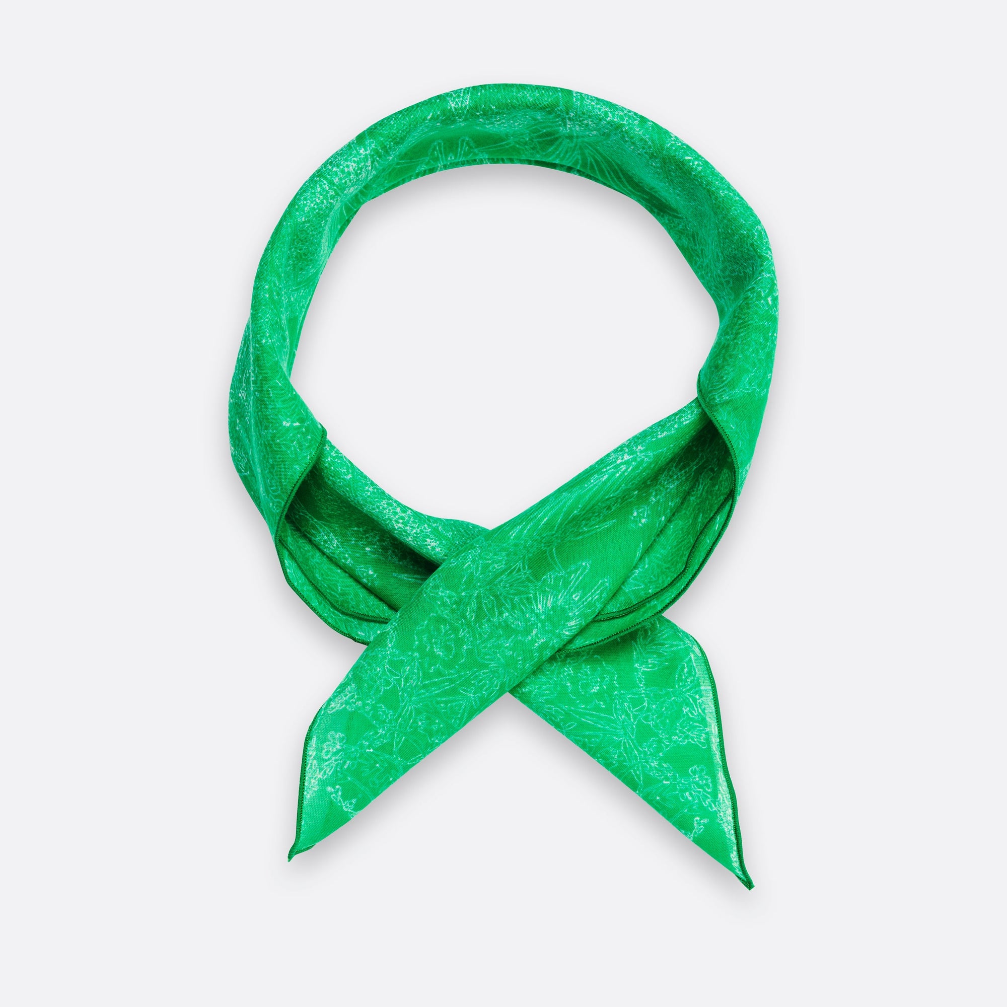 COTTON SCARF 50 - EVANESCENT GREEN