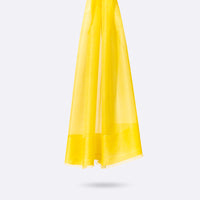 SILK & WOOL STOLE - ORGANZA YELLOW