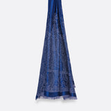 Écharpe En Laine Et Soie Petrusse Palma Dutch Blue| L’Essential