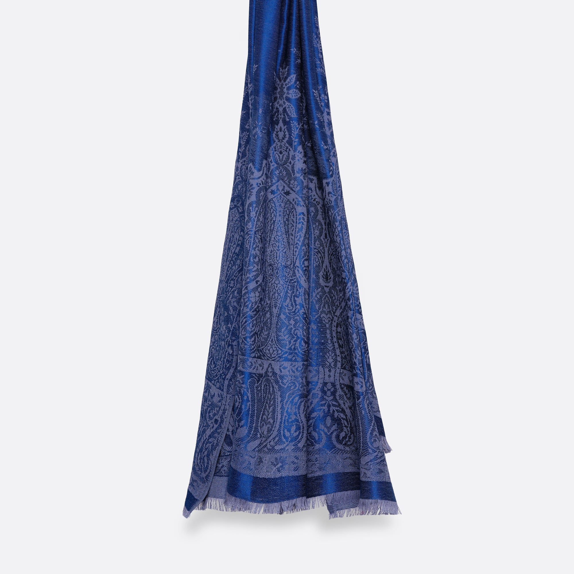 Écharpe en Laine et Soie PETRUSSE PALMA DUTCH BLUE| L’essential