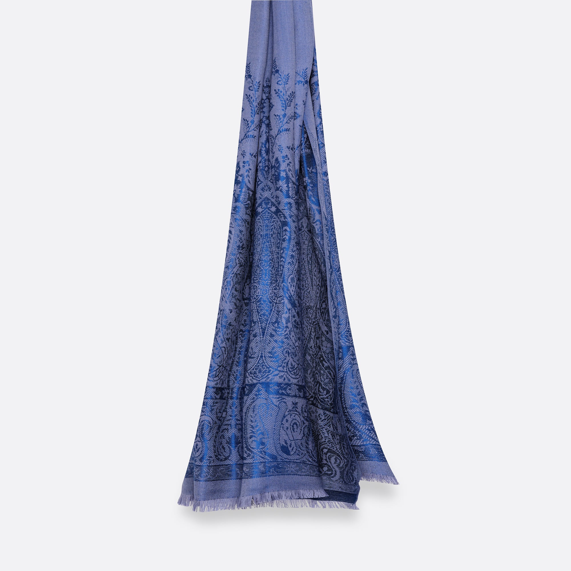Écharpe en Laine et Soie PETRUSSE PALMA DUTCH BLUE| L’essential