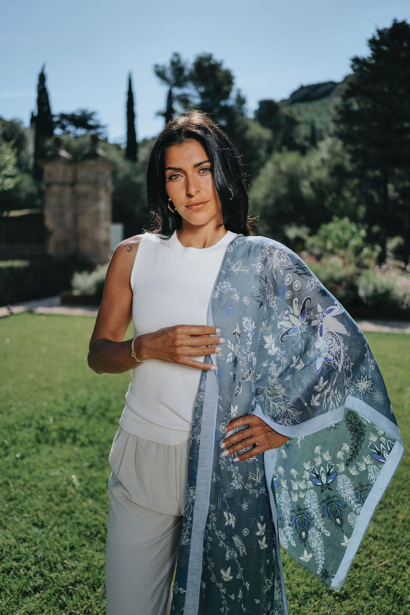 ARTEMIS – Écharpe femme & homme en lin et modal | Petrusse 