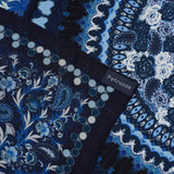 CARRE SOIE 65 - BOHEME MINI MARINE