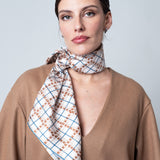 CARRE SOIE 90 - CLAN PETRUSSE BEIGE