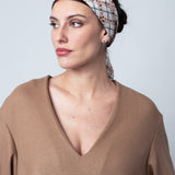CARRE SOIE 90 - CLAN PETRUSSE BEIGE