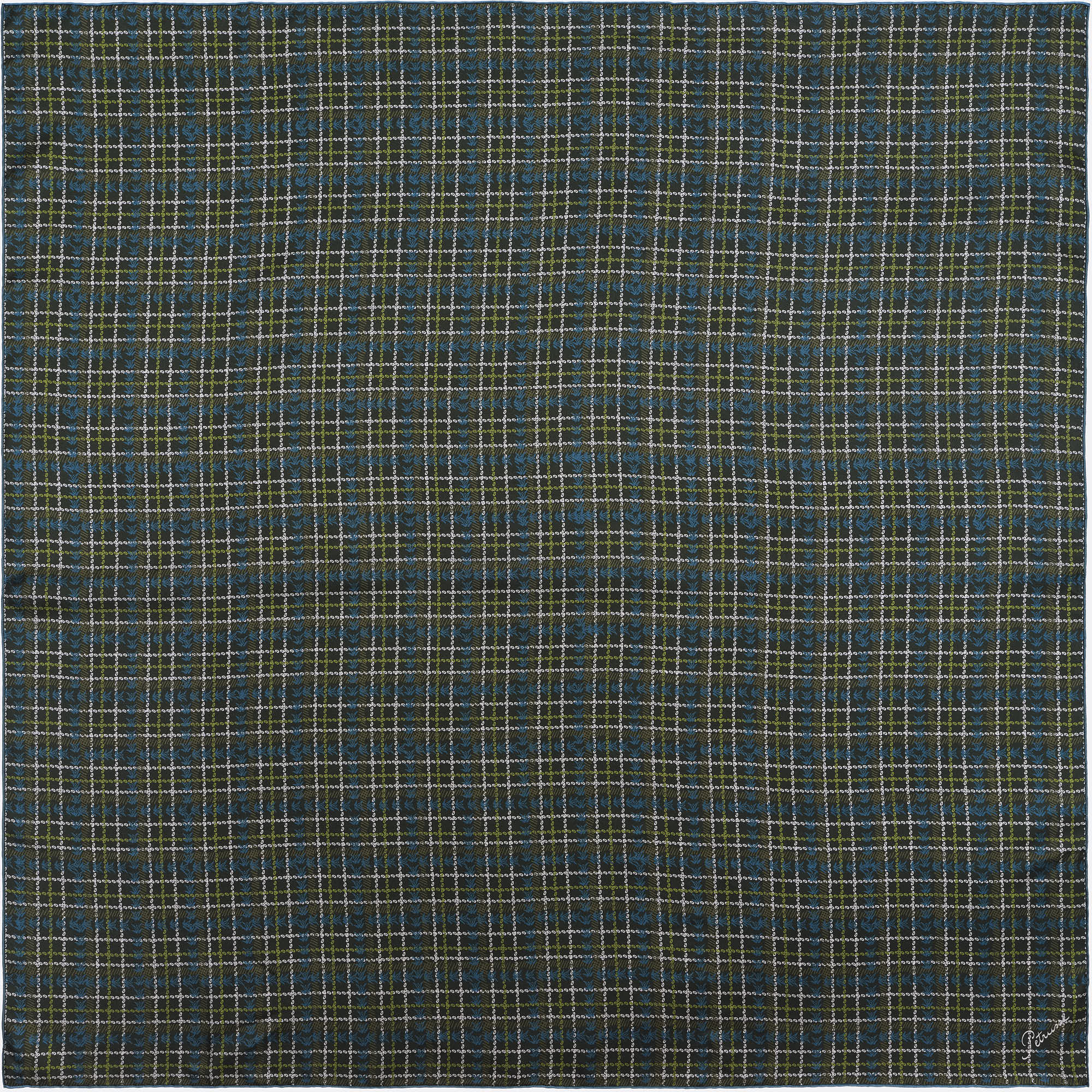CARRE SOIE 90 - CLAN PETRUSSE KAKI