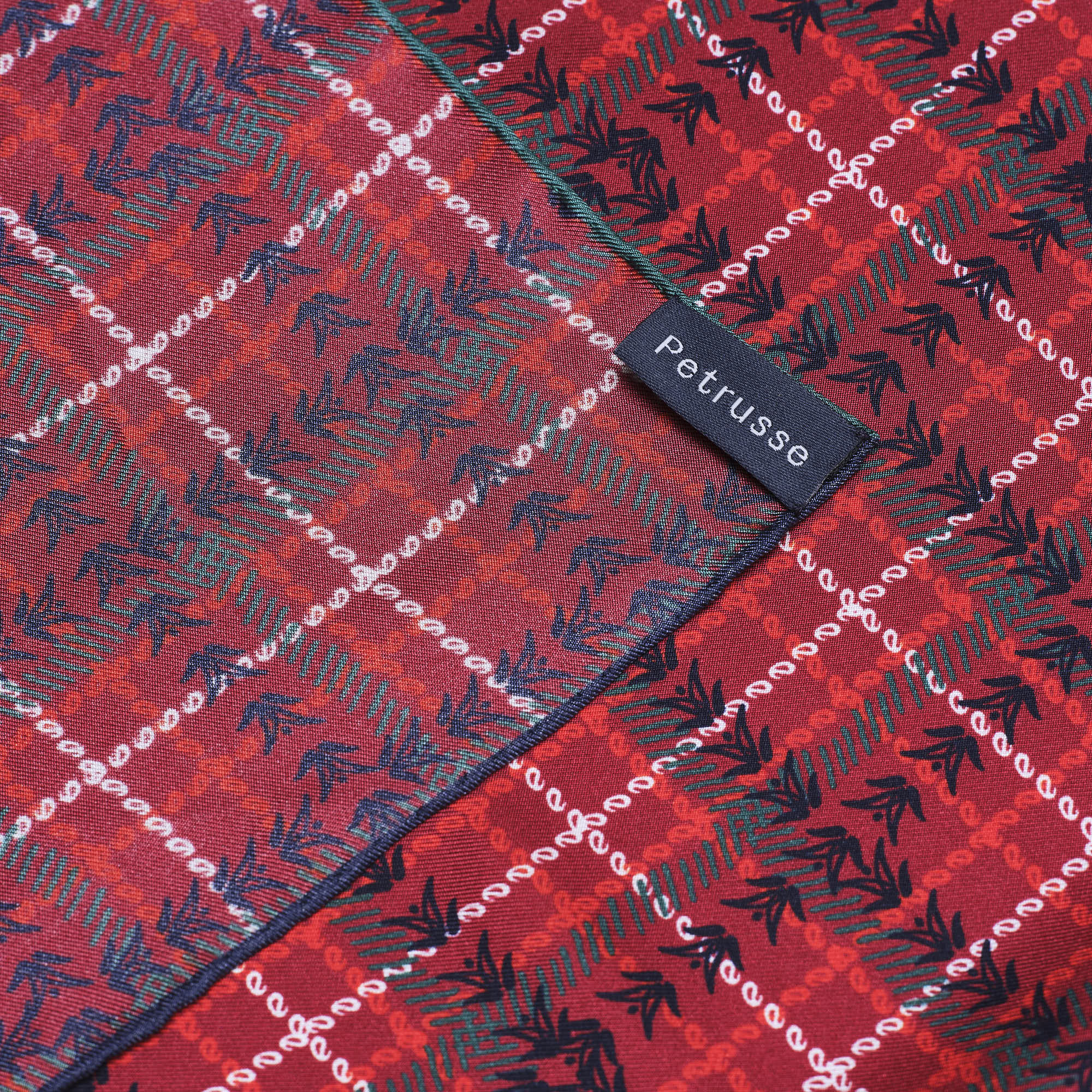 CARRE SOIE 90 - CLAN PETRUSSE ROUGE