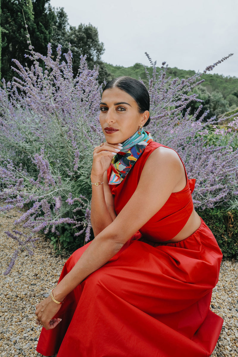 CARRE SOIE 65 - DUDA MINI FUCHSIA