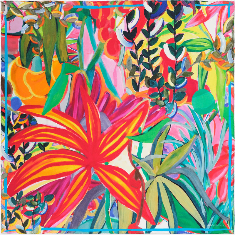 CARRE SOIE 65 - DUDA MINI FUCHSIA