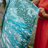 SILK SCARF 90 - EVE MINT GREEN