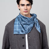 CARRE SOIE 90 - CLAN PETRUSSE DENIM
