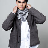MAYA TRIGONE CACHEMIRE GRIS