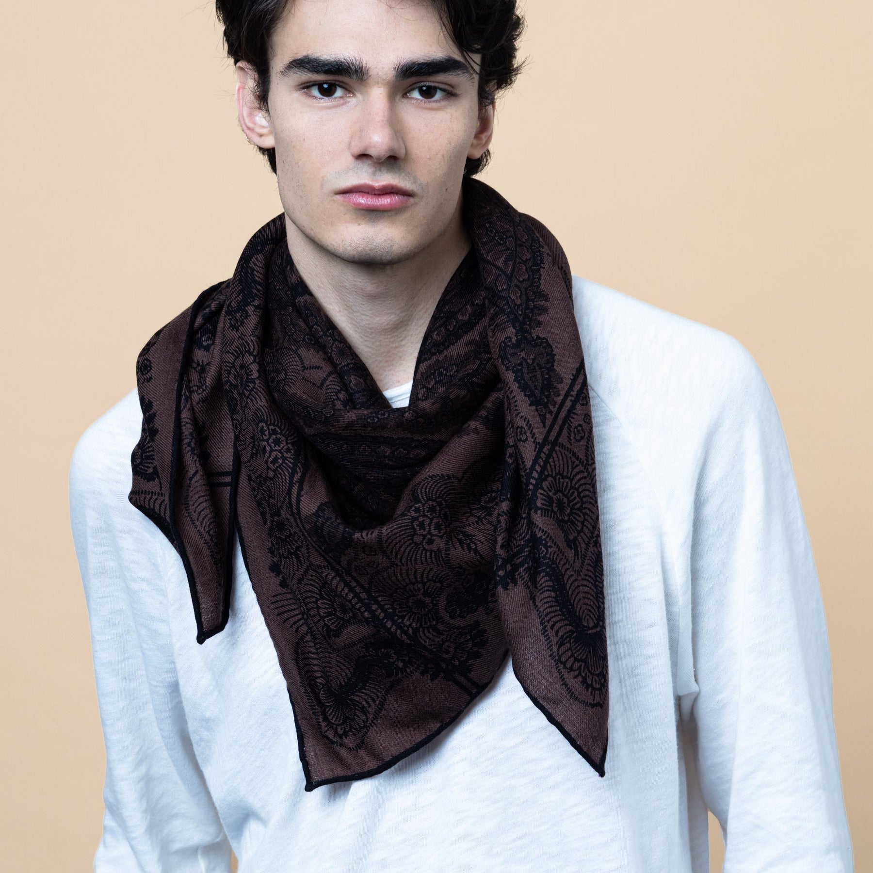 CARRE LAINE 100 - MOON TWILL CHOCOLAT