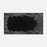 SILK SCARF - INDIRA BLACK