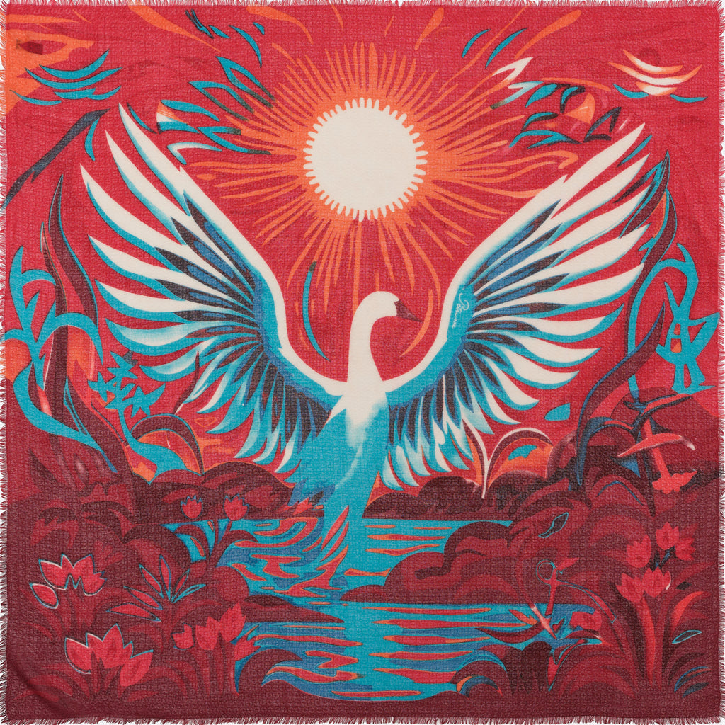 CARRE LAINE 120 - ISADORA ROUGE