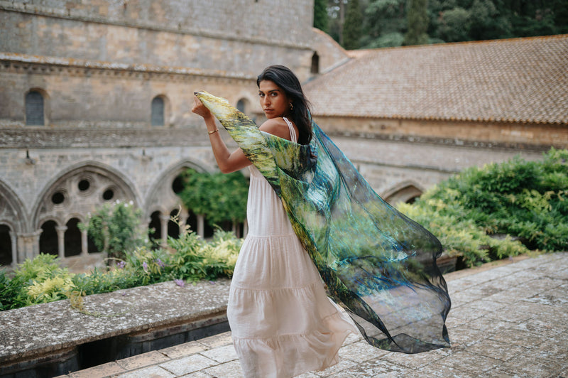 SILK STOLE - LES EAUX DE JUIN