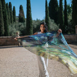 Foulard en soie LES EAUX DE JUIN | Petrusse