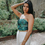 Foulard en soie LES EAUX DE JUIN | Petrusse