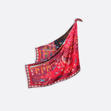 SILK SCARF 105 - SUR LE NIL RED
