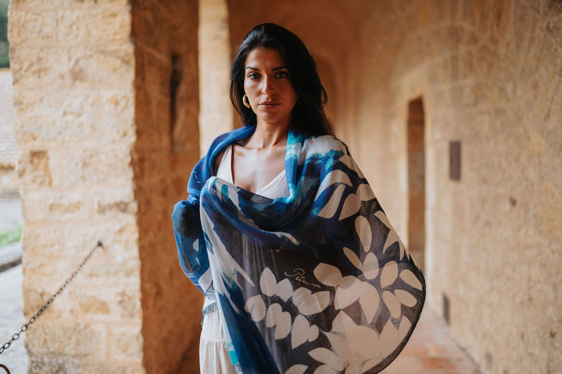 Écharpe pour femme LUZ NUIT – Foulard léger | Petrusse