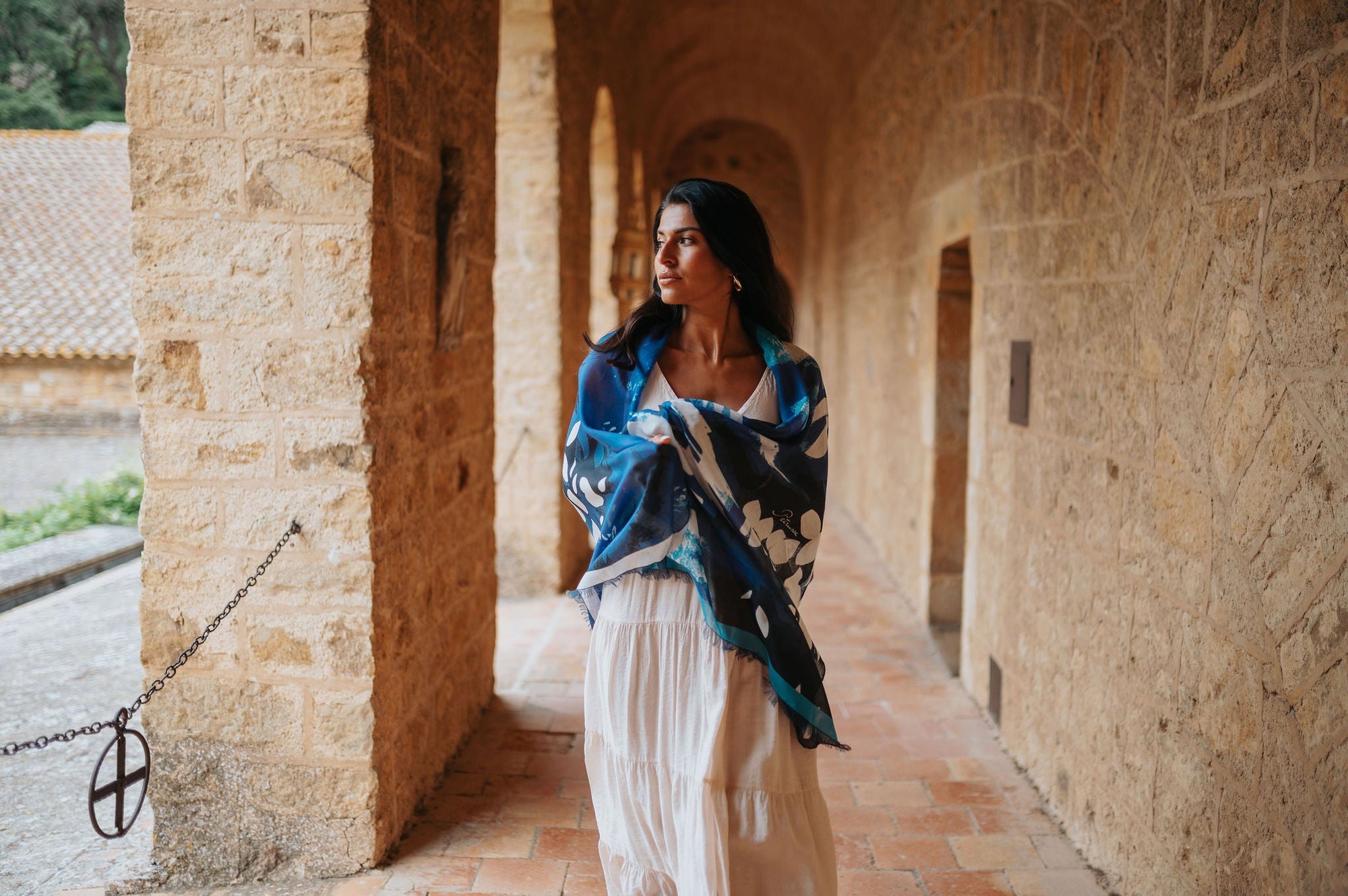 Écharpe pour femme LUZ NUIT – Foulard léger | Petrusse
