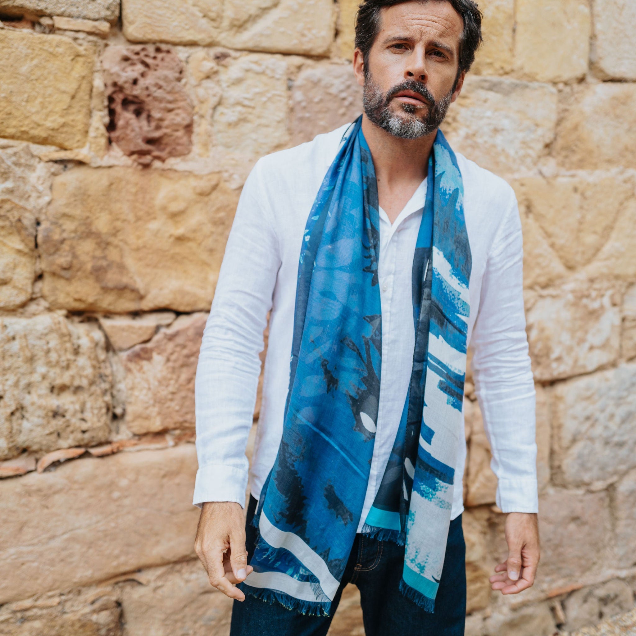 Écharpe pour femme LUZ NUIT – Foulard léger | Petrusse