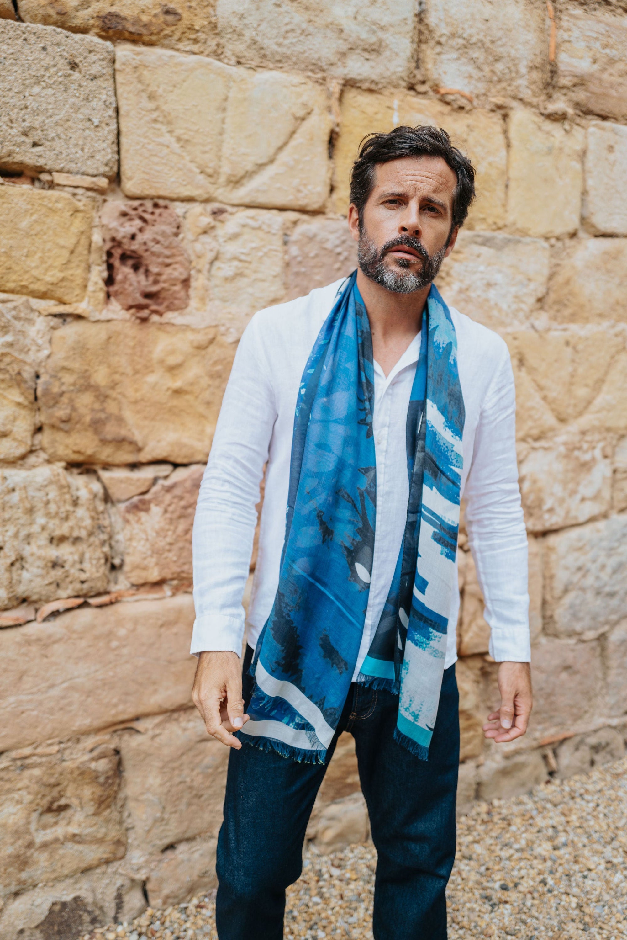 Écharpe pour femme LUZ NUIT – Foulard léger | Petrusse