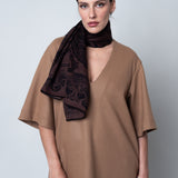 CARRE LAINE 100 - MOON TWILL CHOCOLAT