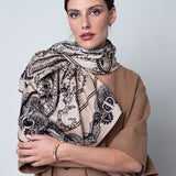 CARRE LAINE 100 - MOON TWILL IVOIRE