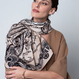 CARRE LAINE 100 - MOON TWILL IVOIRE
