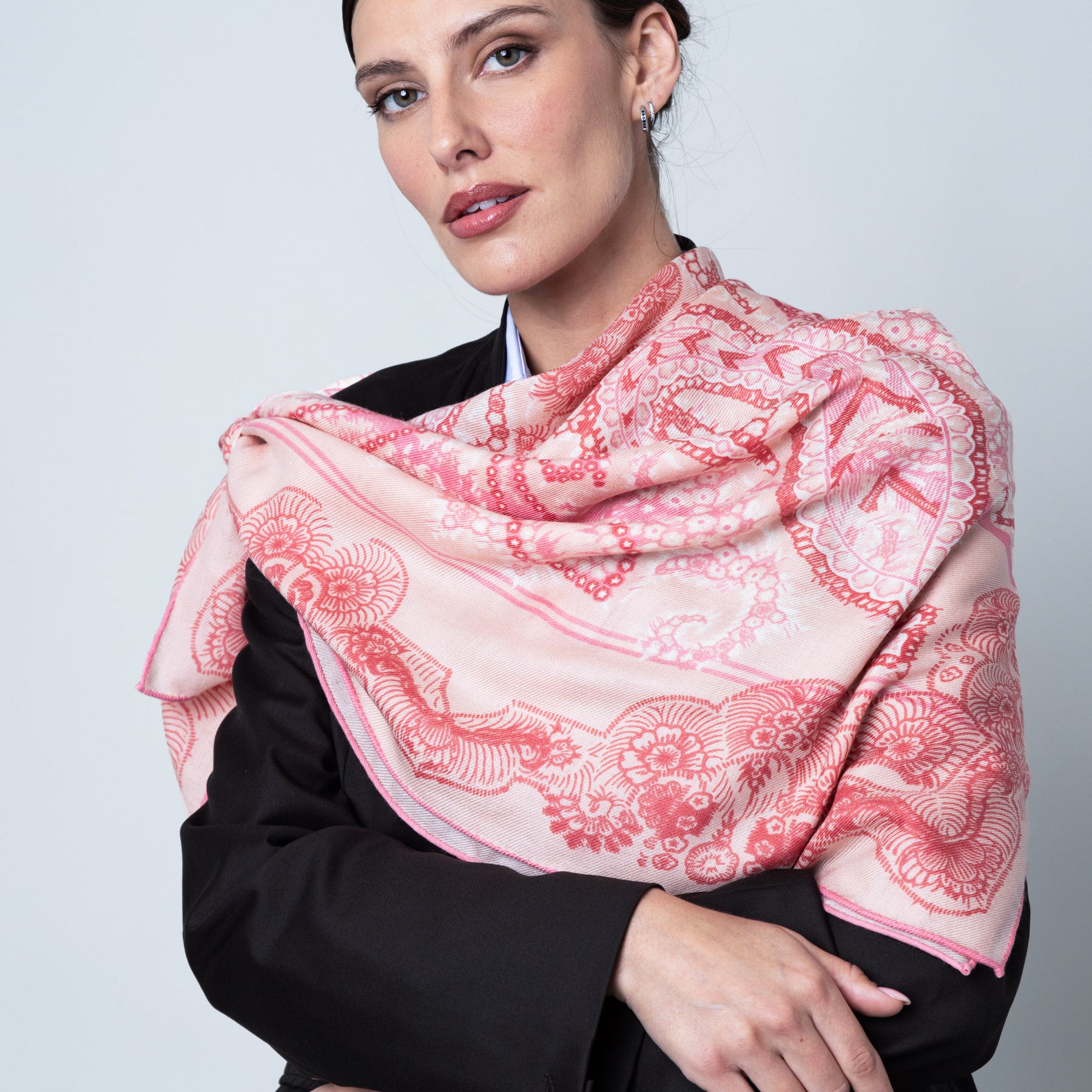 CARRE LAINE 100 - MOON TWILL ROSE