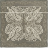 CARRE LAINE 100 - MOON TWILL VERT DE GRIS