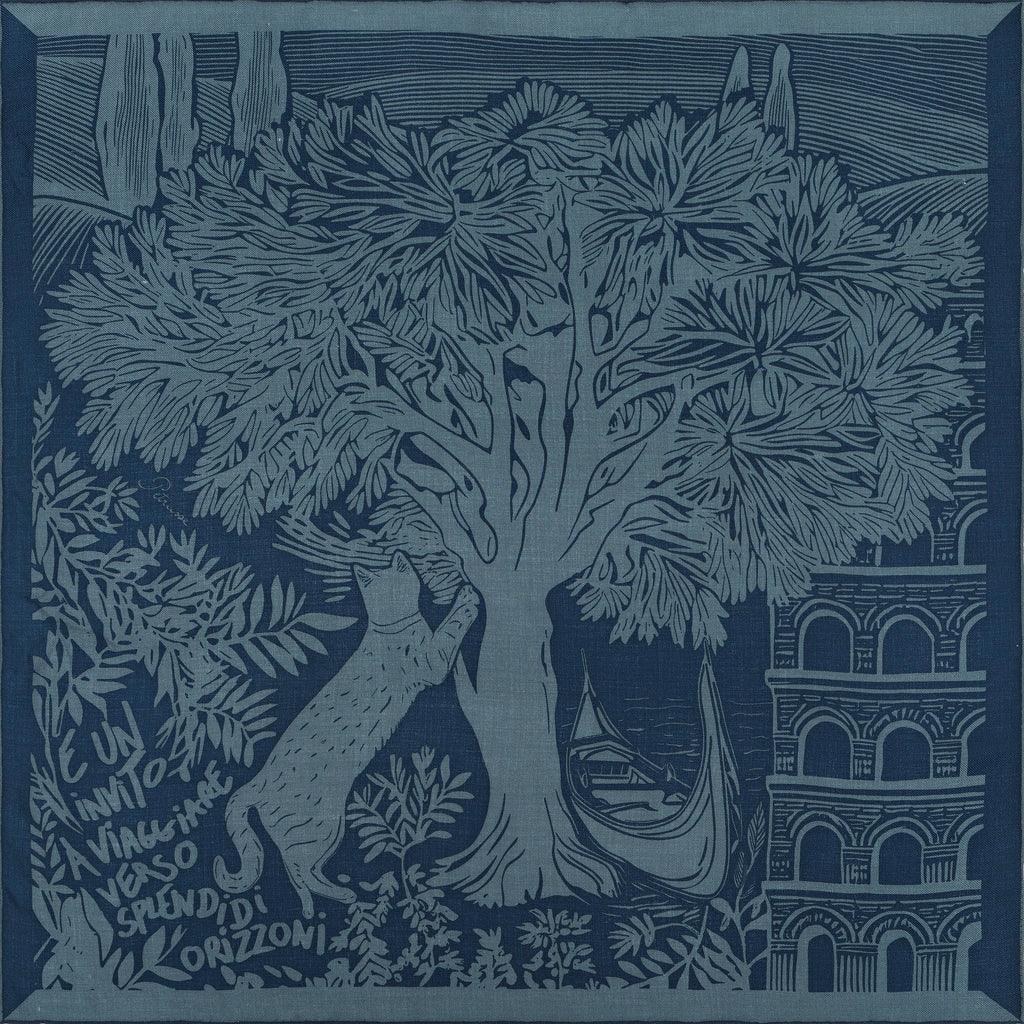 WOOL SCARF 100 - OLIVIER EMERALD