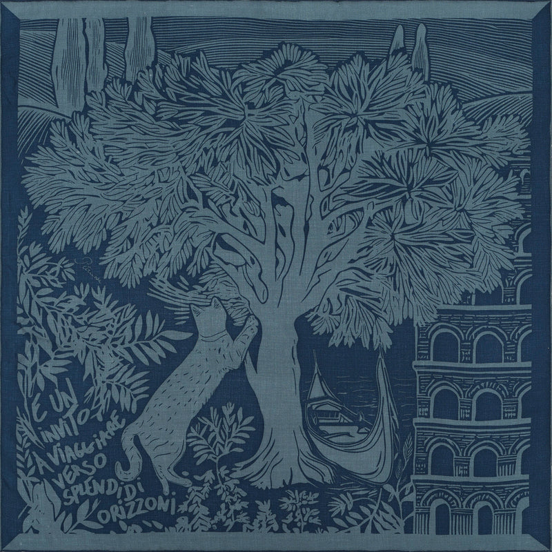WOOL SCARF 100 - OLIVIER EMERALD
