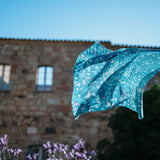 Écharpe pour femme ORIA Coton Émeraude 65 | Petrusse
