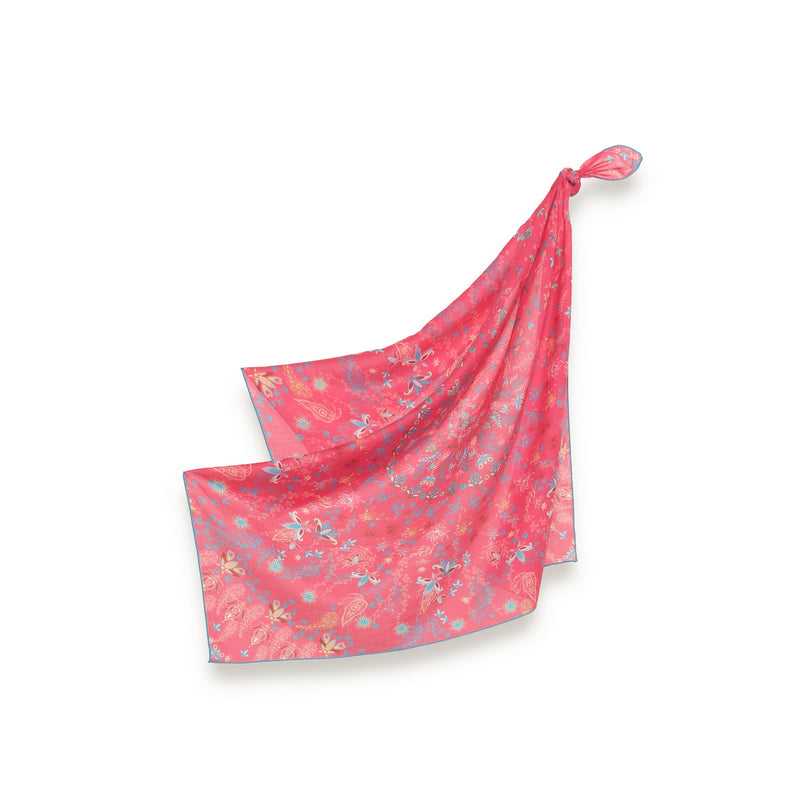 Écharpe pour femme ORIA Coton Rose 65 | Petrusse