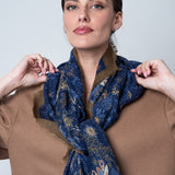 CARRE LAINE 120 - ORIA BLEU