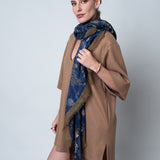 CARRE LAINE 120 - ORIA BLEU