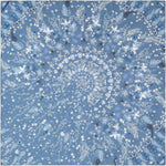 Carré en Soie 105 x 105 ORIA DENIM | Petrusse 