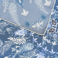 Carré en Soie 105 x 105 ORIA DENIM | Petrusse 