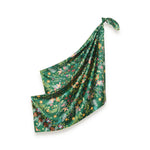 Carré en Soie 105 x 105 ORIA VERT | Petrusse 
