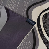 SILK SCARF 65 - ORPHEE COFFEE BROWN