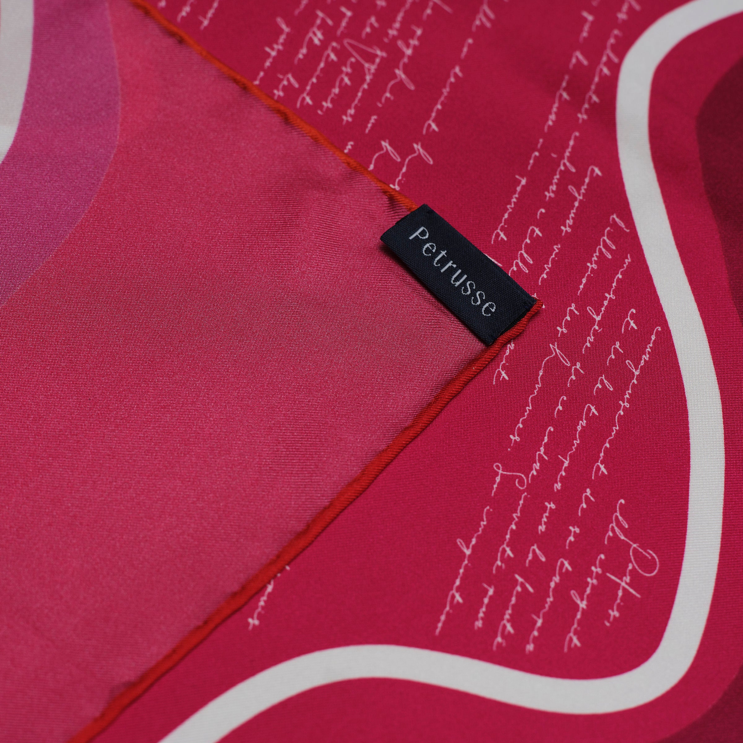 SILK SCARF 65 - ORPHEE FUCHSIA